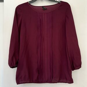 Ann Taylor 3/4 Sleeve Blouse Small
